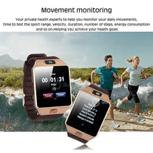 Load image into Gallery viewer, DZ09 Smartwatch Bluetooth Touchscreen Wrist Sport Fitness Tracker With Sim SD Slot Camera Pedometer Compatible With Smartphones (Silver) - infini1
